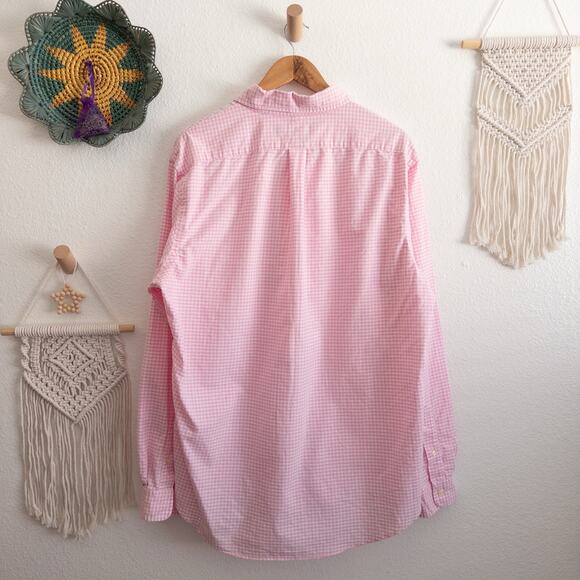 Polo Ralph Lauren Pink Gingham Classic Fit Button Down Shirt XL - Picture 3 of 8